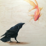 Emmanuel Crespo_The Crow, Goldfish, and Blossom