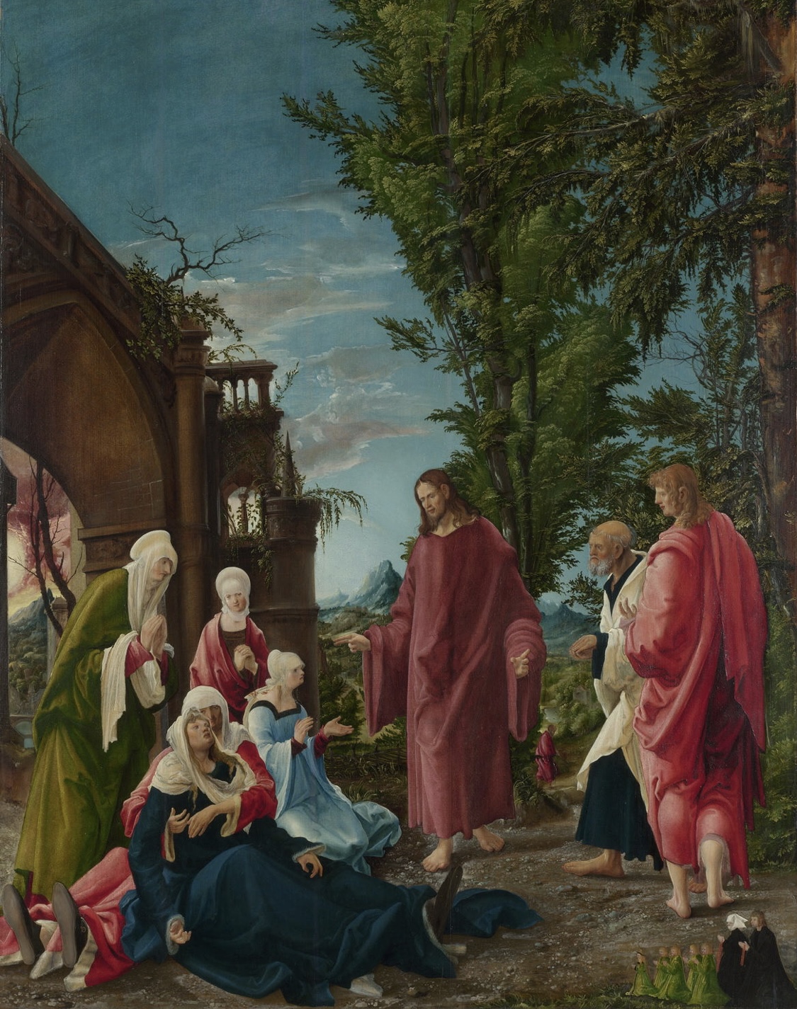 Christ Taking Leave of His Mother, 1520, Albrecht Altdorfer