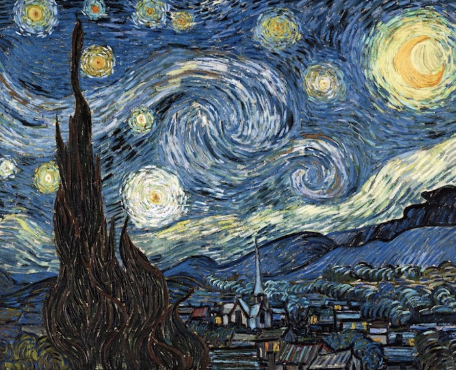 The Starry Night, 1889, Vincent van Gogh